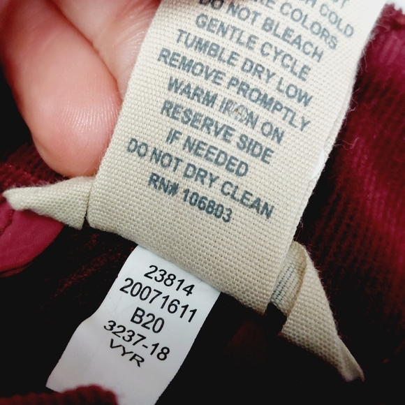 Duluth Trading Co Red Mid Rise Skinny Sweatpants 313 - Picture 7 of 8